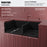 Fireclay Matte Black Kitchen Sink 3