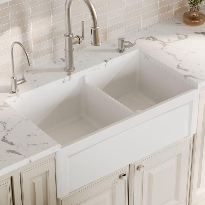 Fireclay White Kitchen Sink 7