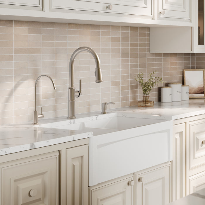 Fireclay White Kitchen Sink 8