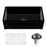 Fireclay Matte Black Kitchen Sink 1