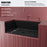 Fireclay Matte Black Kitchen Sink 3