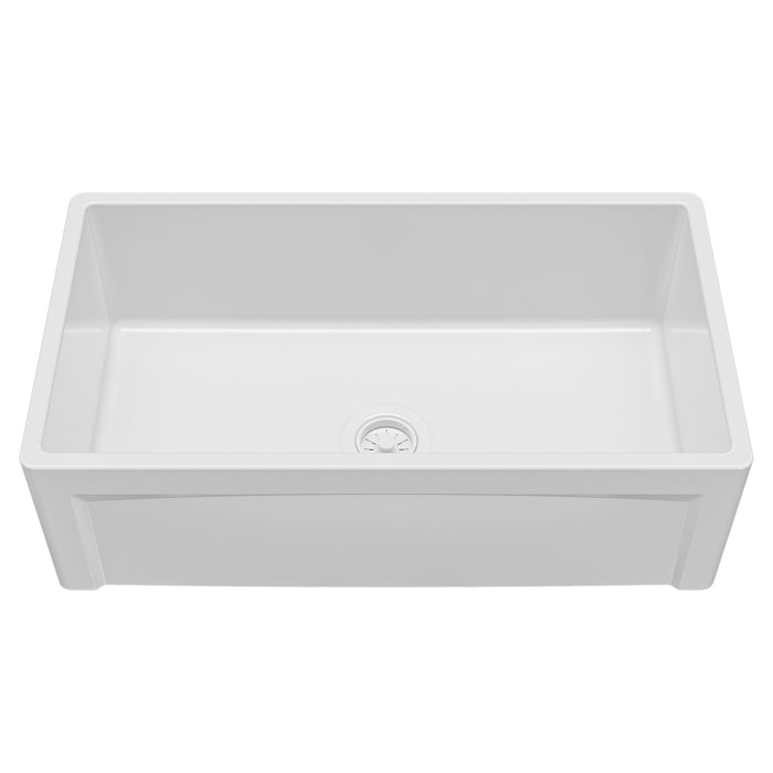 Fireclay White Kitchen Sink 1
