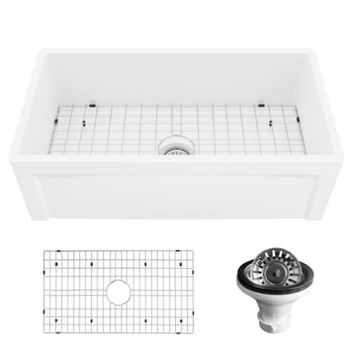 Fireclay White Kitchen Sink 1