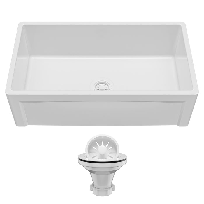 Fireclay White Kitchen Sink 2