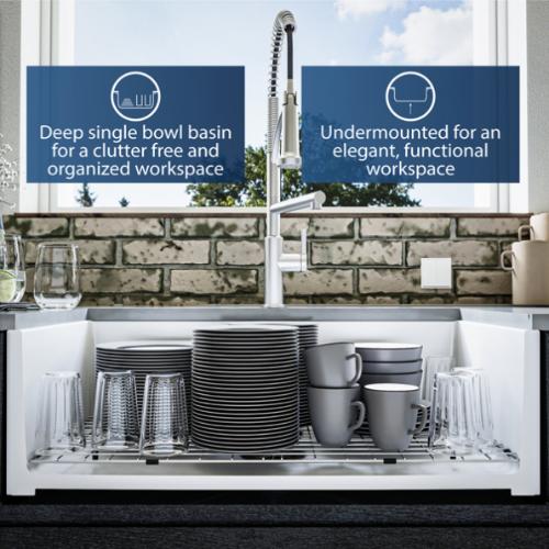 Fireclay White Kitchen Sink 4