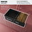 FCWSD33SBMB.PK1 Fireclay Matte Black Fireclay Farmhouse / Apron Front Workstation Kitchen Sink - 33" x 17 1/2" x 10"