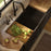 FCWSD33SBMB.PK1 Fireclay Matte Black Fireclay Farmhouse / Apron Front Workstation Kitchen Sink - 33" x 17 1/2" x 10"