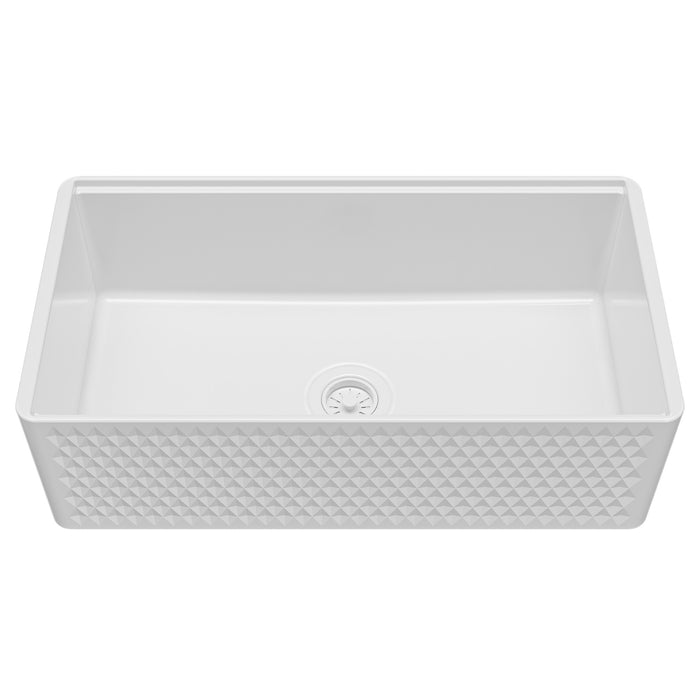 Fireclay White Kitchen Sink 1