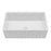 FCWSF30SBWH.PK1 Fireclay White Fireclay Farmhouse / Apron Front Workstation Kitchen Sink - 30" x 17 1/2" x 10"