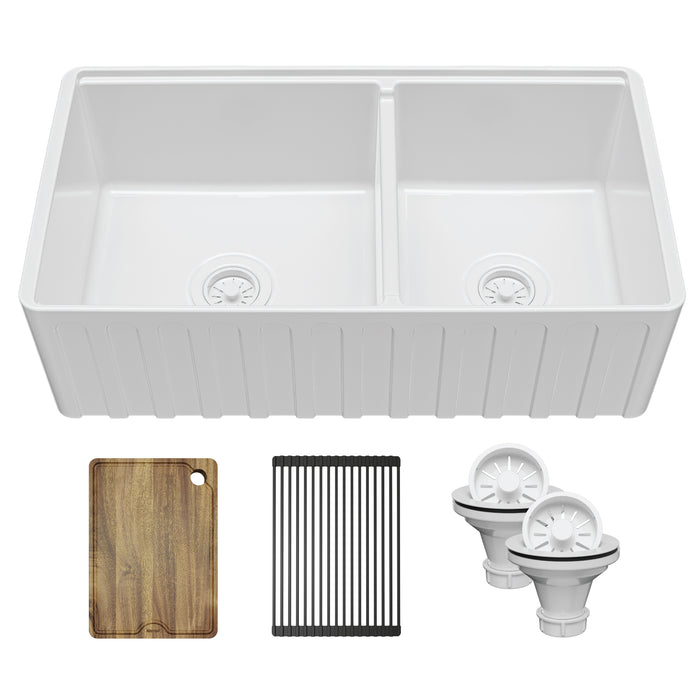 Fireclay White Kitchen Sink 2