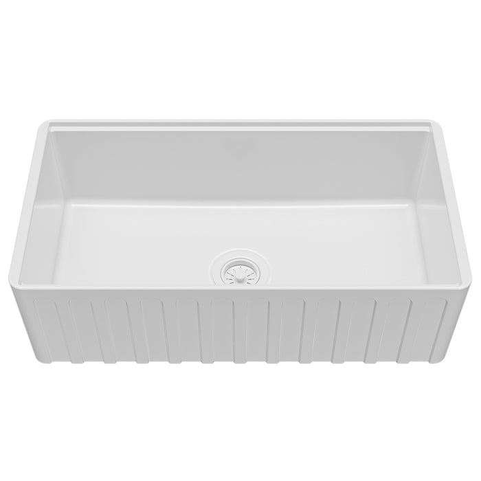Fireclay White Kitchen Sink 1