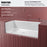 Fireclay White Kitchen Sink 3