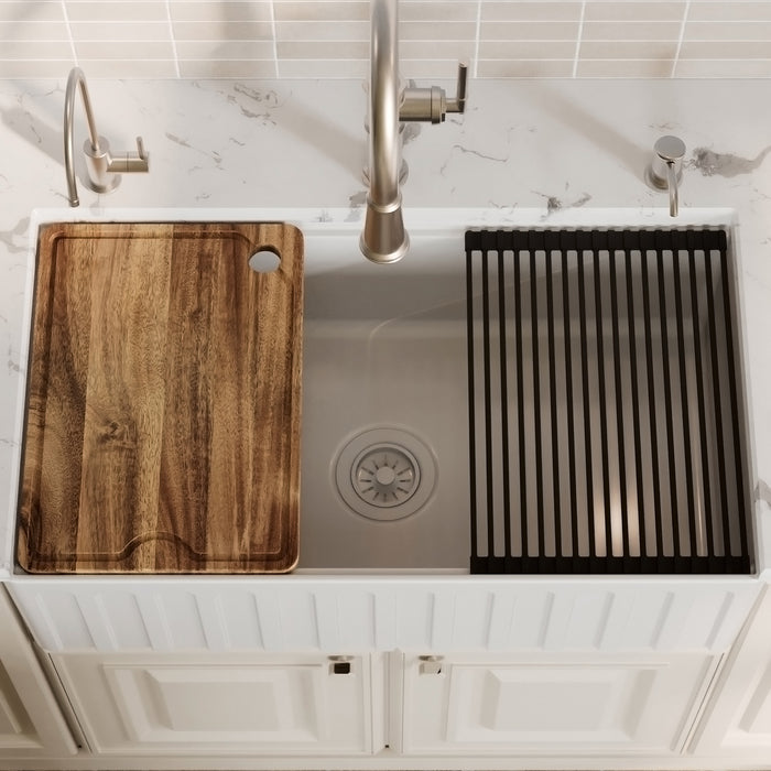 Fireclay White Kitchen Sink 8