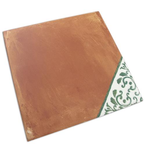 Sentier Porcelain Des Ocres Deco Green Tile Textured 4