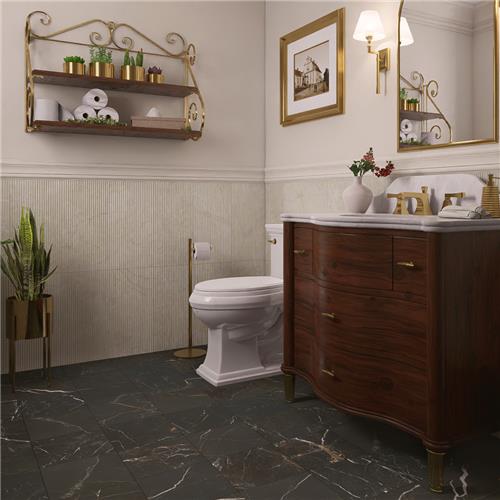 Reve Porcelain Noir Tile Matte 7