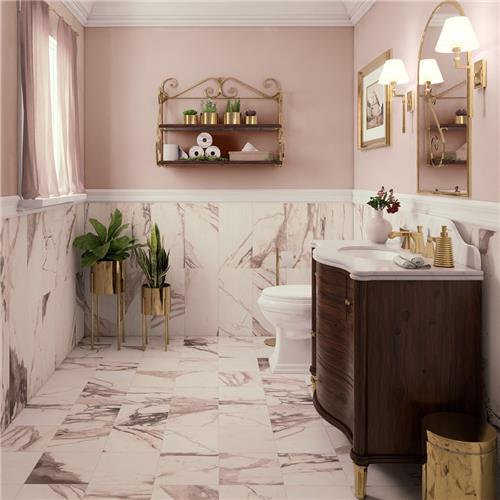 Reve Porcelain Rose Tile Matte 7