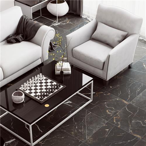 Reve Porcelain Noir Tile Matte 6