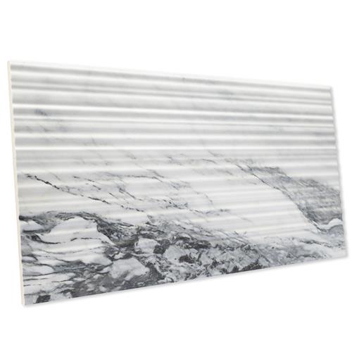 Touche Porcelain Pleated Deco Zebre Tile Satin 4