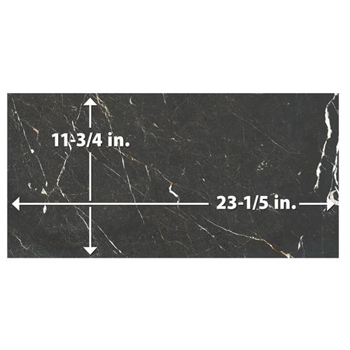 Reve Porcelain Noir Tile Matte 5