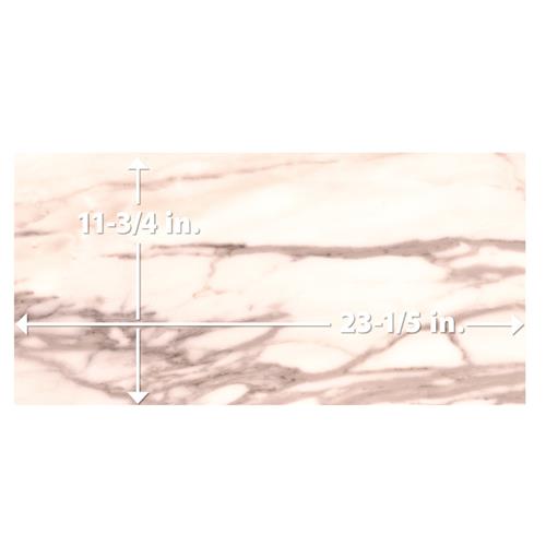 Reve Porcelain Rose Tile Matte 5