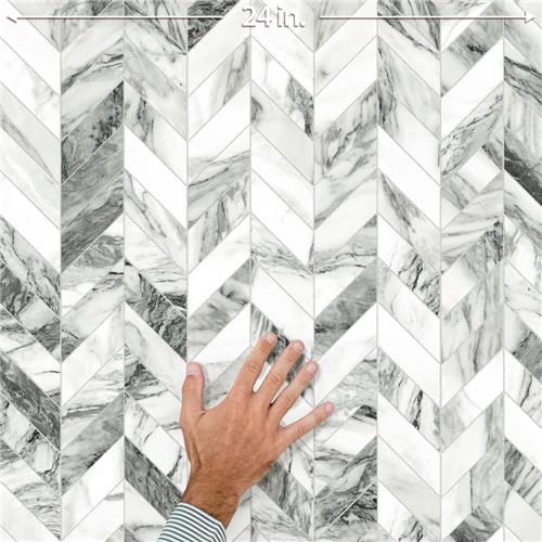 Touche Porcelain Zebre Mosaic Satin 4