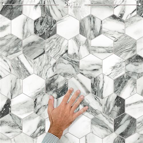 Touche Porcelain Zebre Mosaic Satin 4