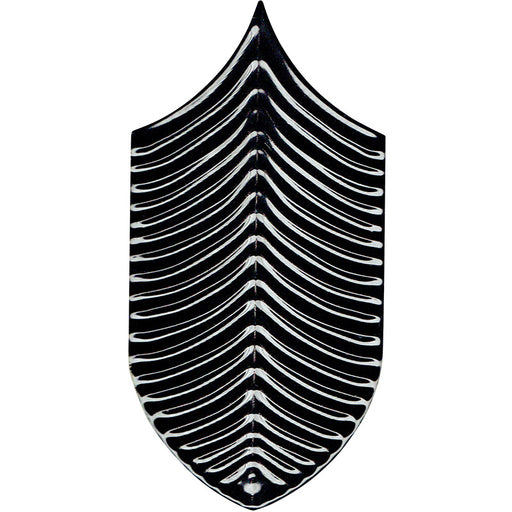 Fiji Black Ceramic Mosaic - Leaf