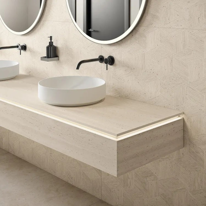 Sensi Roma Porcelain Ivory Cube Deco IVO