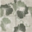 Full Tile Sample - Skalini Line Flora Gingko Green Marble Mosaic - 5.9" x 5.9" x 3/8" Etched