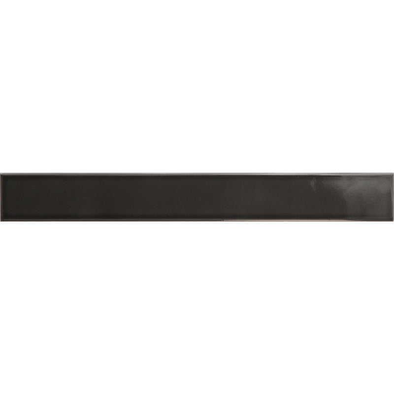 Flatiron Black Ceramic Tile - Glossy