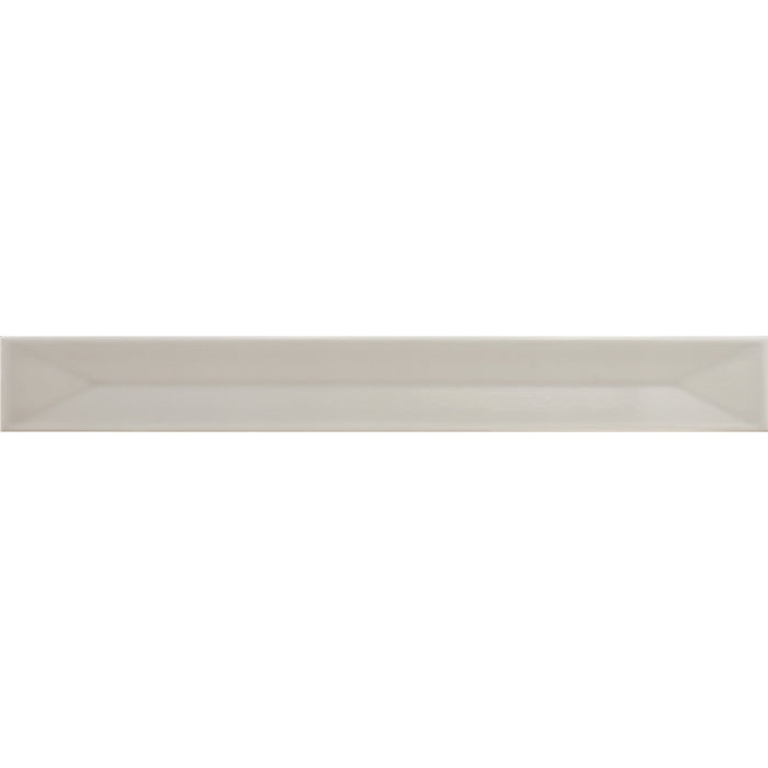 Flatiron Deco Grey Ceramic Tile - Glossy