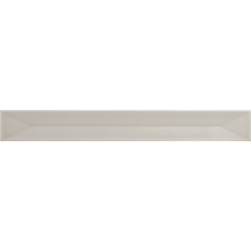 Flatiron Deco Grey Ceramic Tile - Glossy