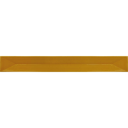 Flatiron Deco Honey Ceramic Tile - Glossy