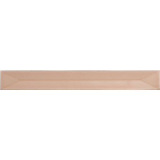 Flatiron Deco Pink Ceramic Tile - Glossy