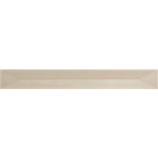 Flatiron Deco Sand Ceramic Tile - Glossy