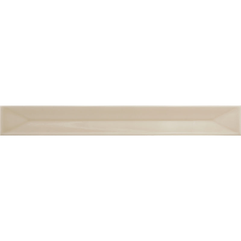 Flatiron Deco Sand Ceramic Tile - Glossy