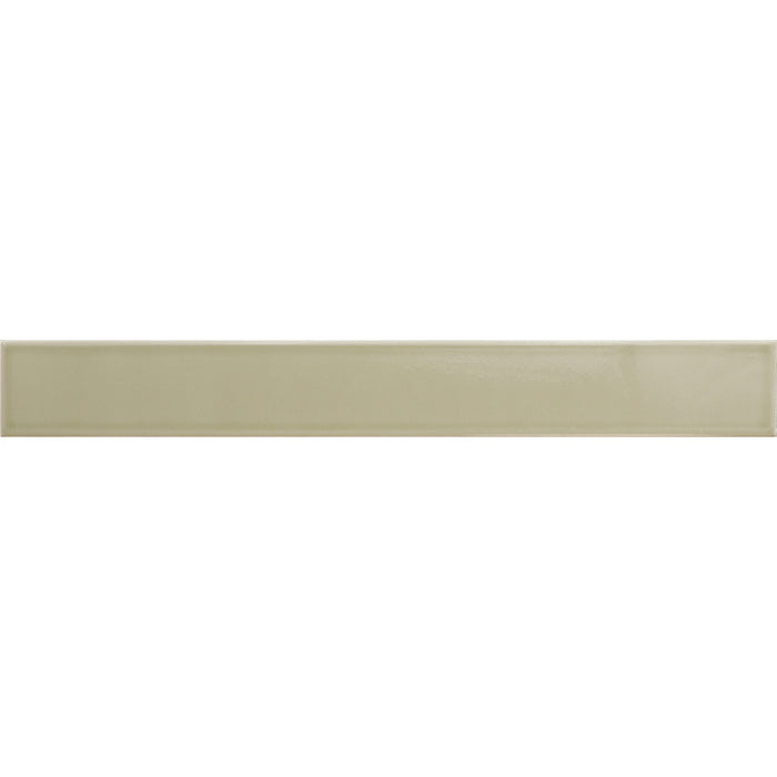 Flatiron Olive Ceramic Tile - Glossy