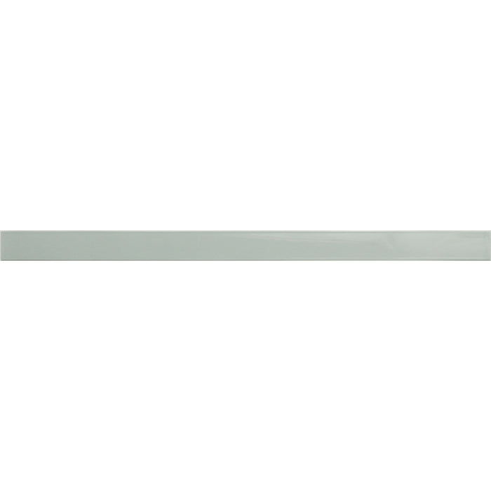 Flatiron Sky Ceramic Wall Trim - 1/2" x 7.9" Pencil