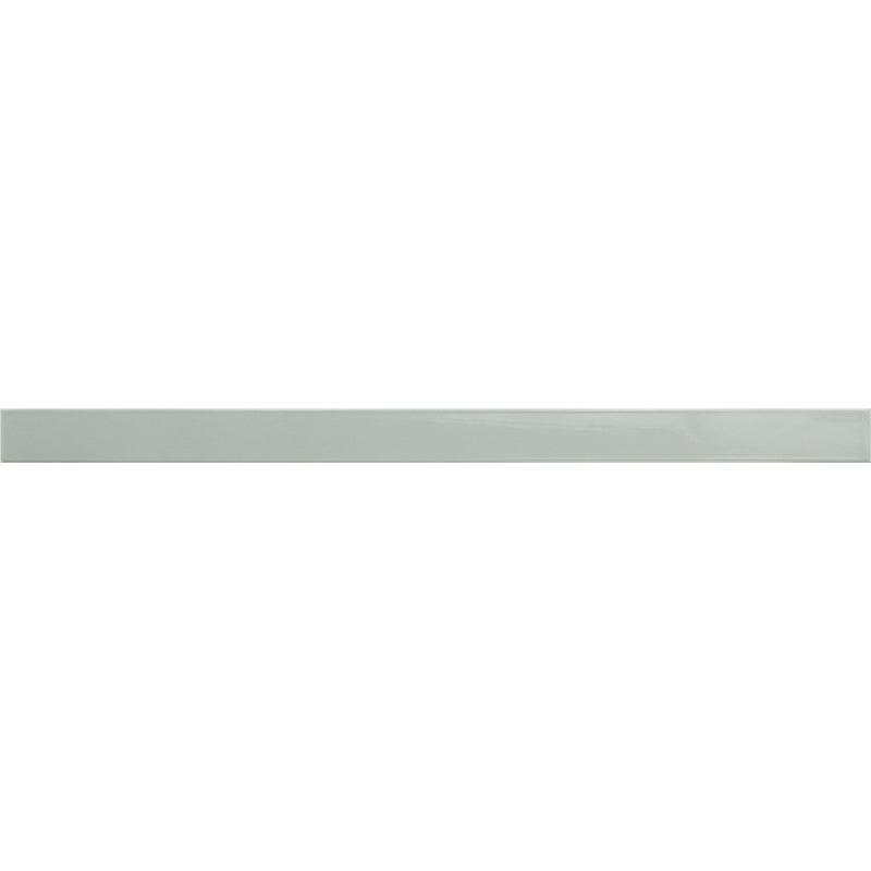 Flatiron Sky Ceramic Wall Trim - 1/2" x 7.9" Pencil