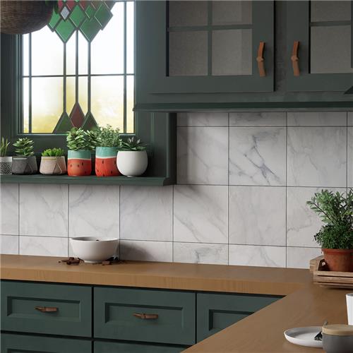 Versailles Carrara Porcelain Tile - Satin