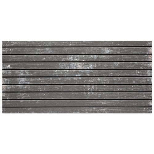 Retro Strata Porcelain Nero Tile Matta 1