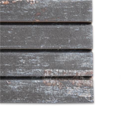 Retro Strata Porcelain Nero Tile Matta 6