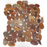 Pebble Redwood Interlocking Mosaic Natural 1