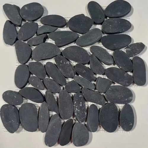 Pebble Poppy Seed Interlocking Mosaic Natural 1