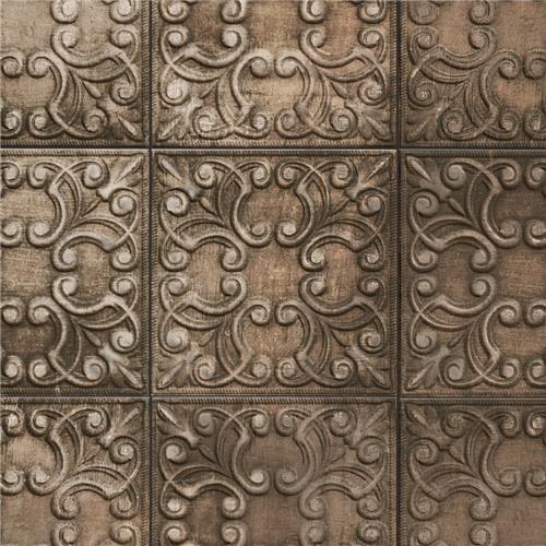 Victorian Porcelain Tin Copper Tile Glossy 1