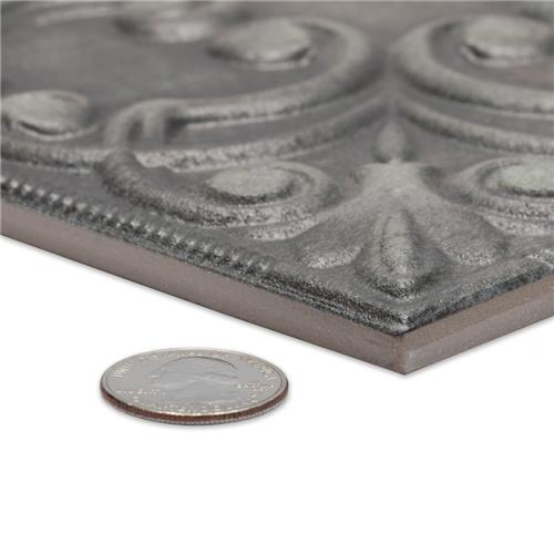 Victorian Porcelain Tin Iron Tile Glossy 4