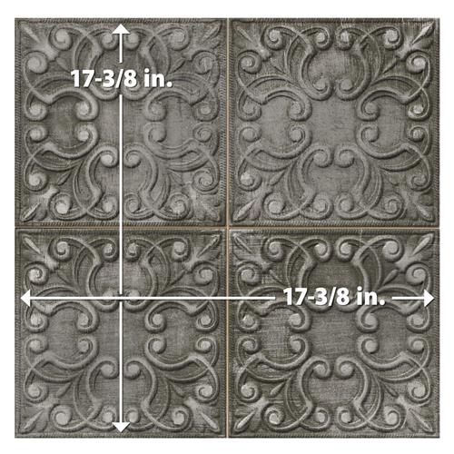 Victorian Porcelain Tin Iron Tile Glossy 5