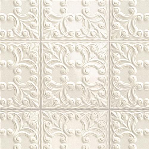 Victorian Porcelain Tin Pearl Tile Glossy 1