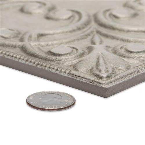 Victorian Porcelain Tin Zinc Tile Glossy 4