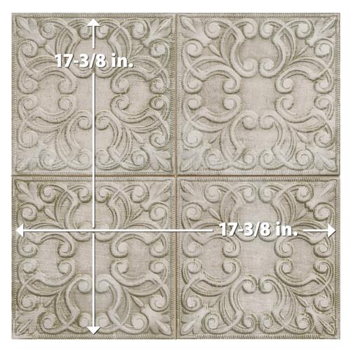 Victorian Porcelain Tin Zinc Tile Glossy 5